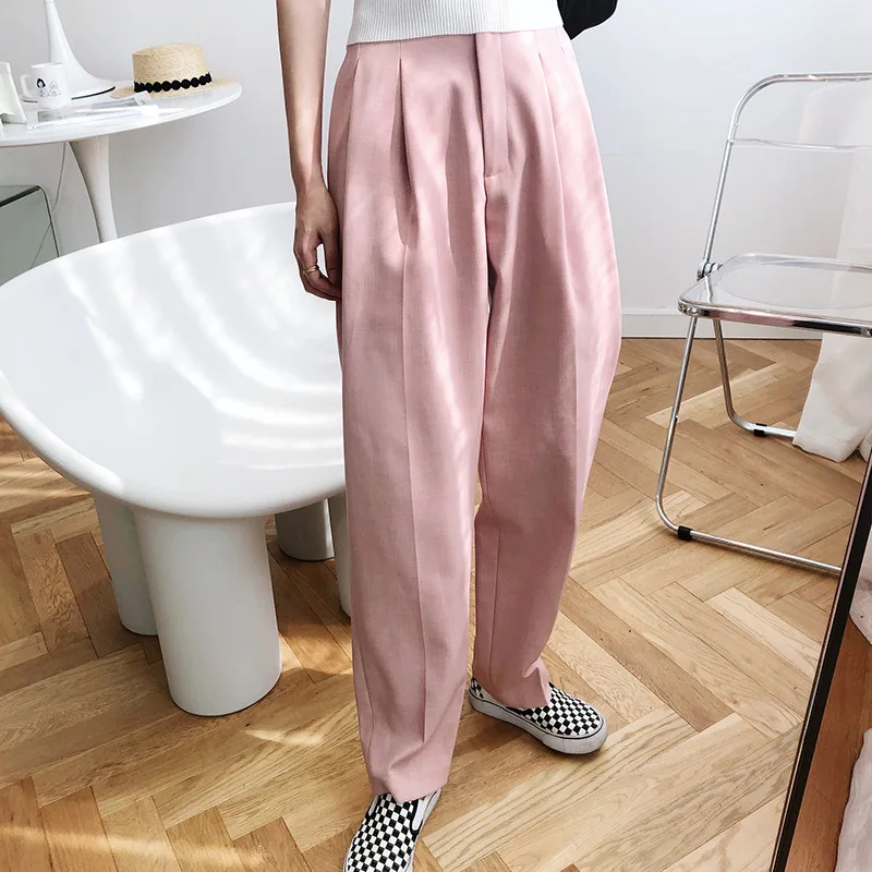 Брюки женские Костюмные с завышенной талией модные офисные штаны-султанки