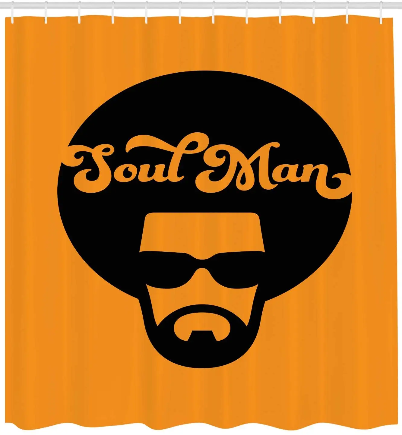 Душевая занавеска Soul Man в стиле ретро джазовый стиль дизайн крутой мужской