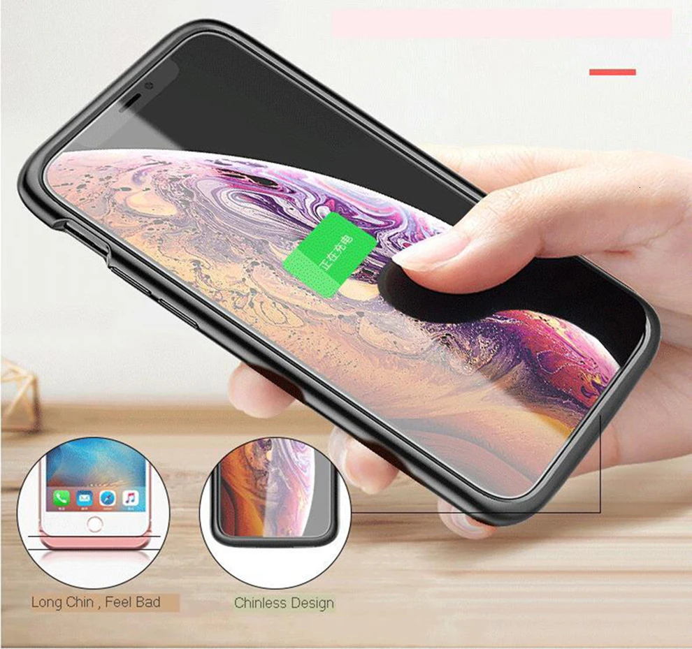 Для iPhone 11 Pro Max чехол для зарядного устройства Мягкий Силиконовый противоударный чехол для резервного зарядного устройства для iPhone 11 внешний аккумулятор