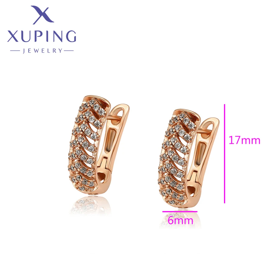 Xuping ювелирные изделия Новое поступление очаровательные серьги-кольца в форме