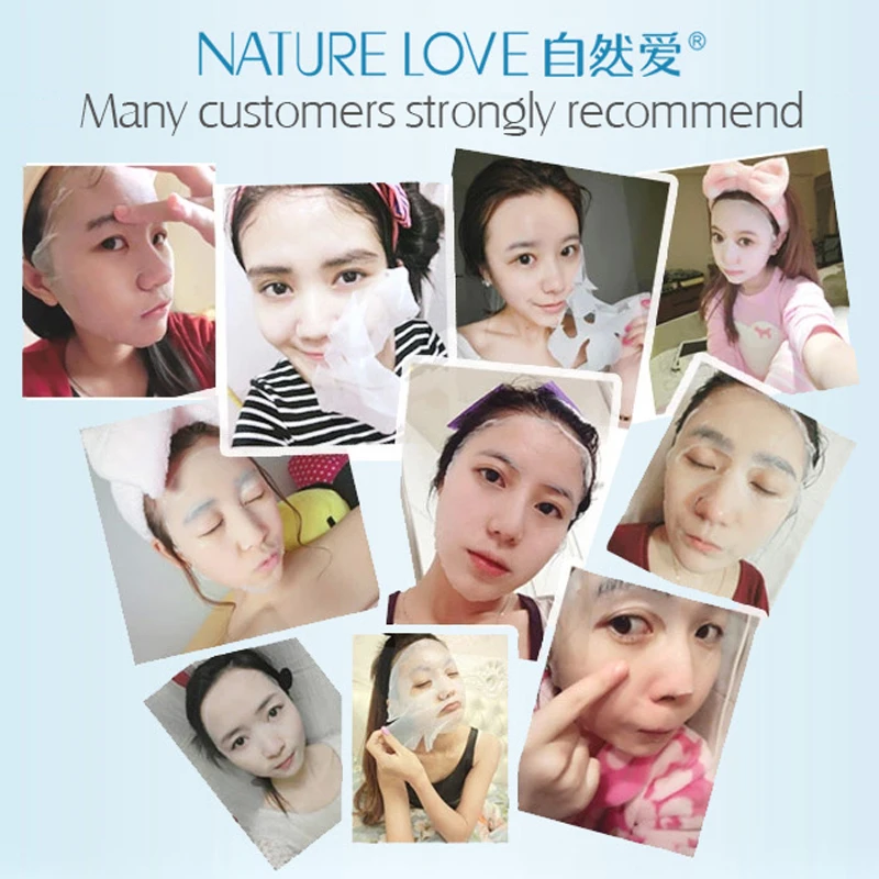 Маска для лица NATURE LOVE Snow Lotus Herb укрепляющая против морщин старения увлажняющая