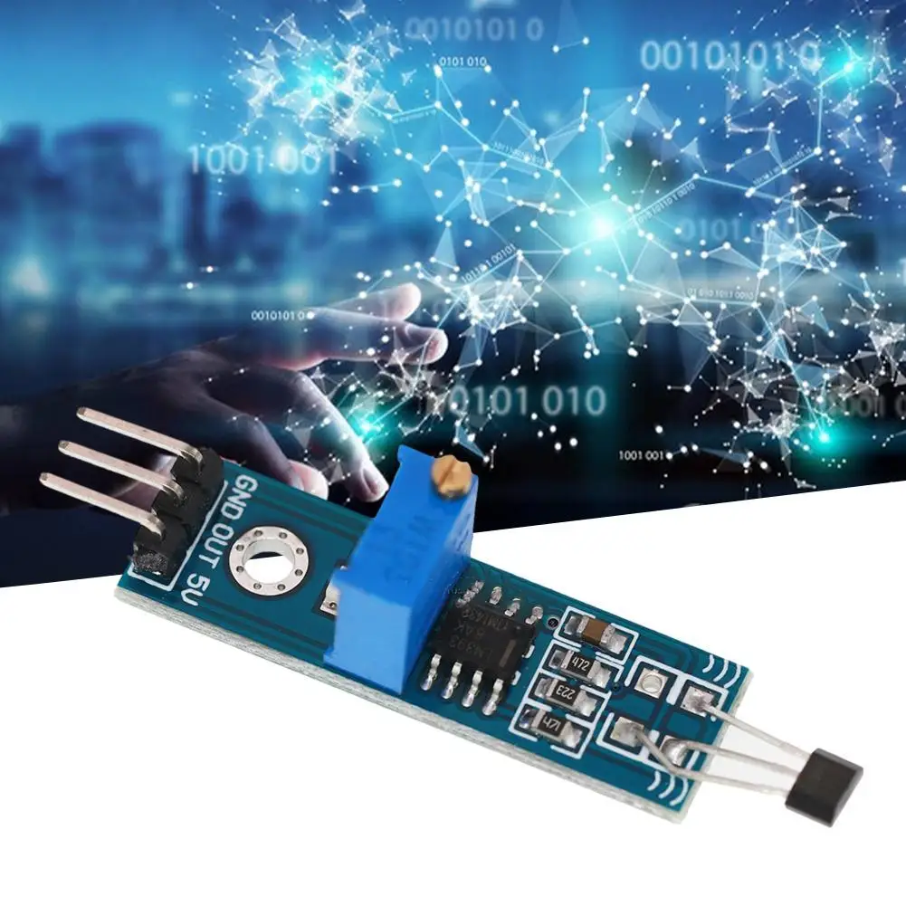 

Electromagnetic Sandwich Speed Counting Sensor Module Degree Counter Detection Sensor Module For Arduno 3144 LM393