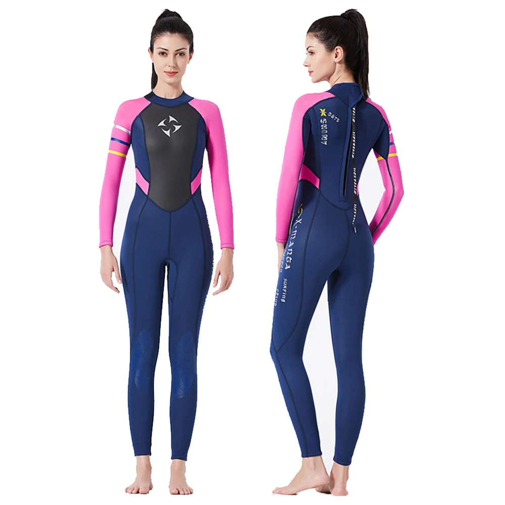 

Wetsuit Women Neoprene 3MM Windsurf Underwater Fishing Equipment Snorkeling Surf Clothes Spearfishing Suit Kitesurf Scuba Diving