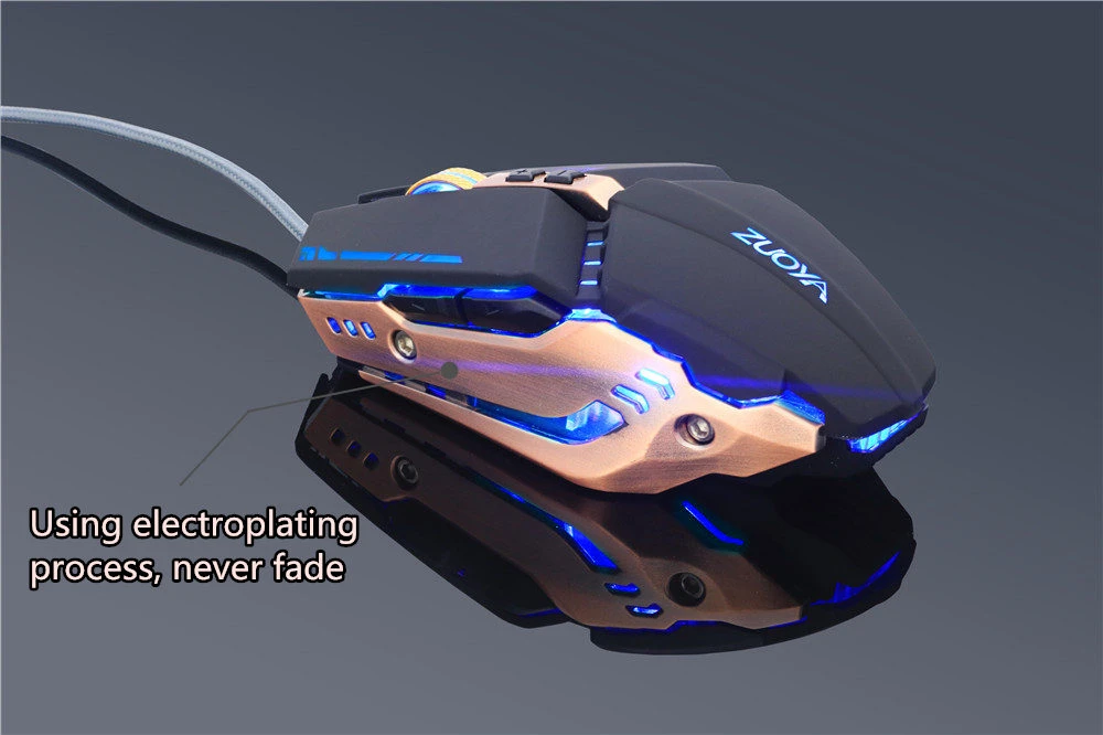 ZUOYA игровая мышь USB Проводная оптика Micel светодиодный с подсветкой игра Mause для ПК ноутбука pro gamer