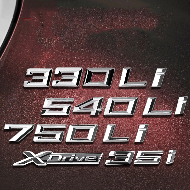 Автомобильный задний Трейл емкость логотип цифровая этикетка для BMW 5 серии 520 535