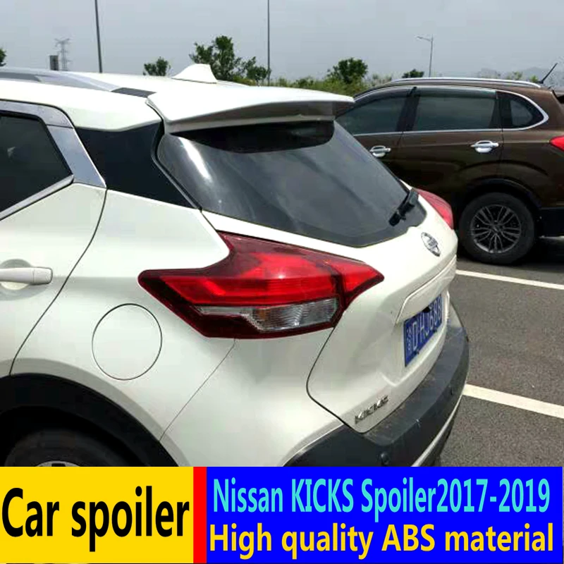 Задний спойлер для Nissan KICKS высокое качество АБС-пластик задний 2017-2019 | Автомобили