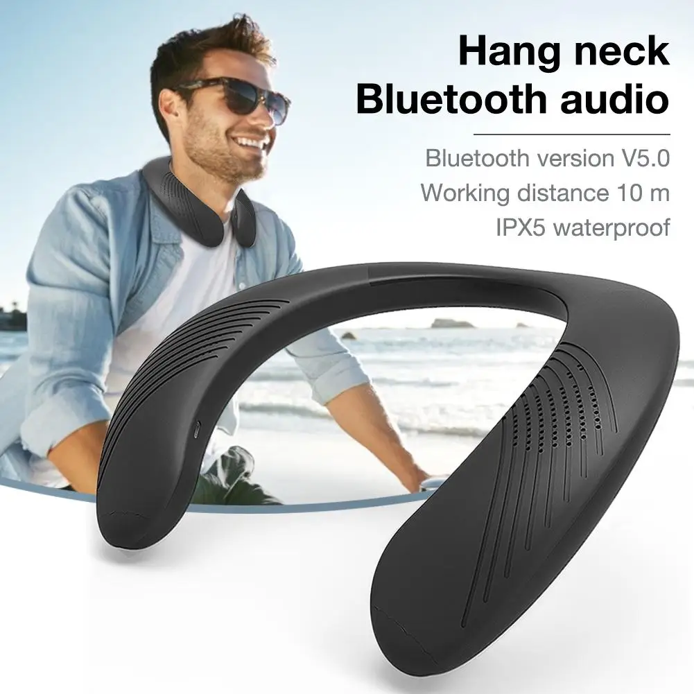 Bluetooth динамик портативный беспроводной шейный 3D звук Buil # W1|Портативные колонки| |