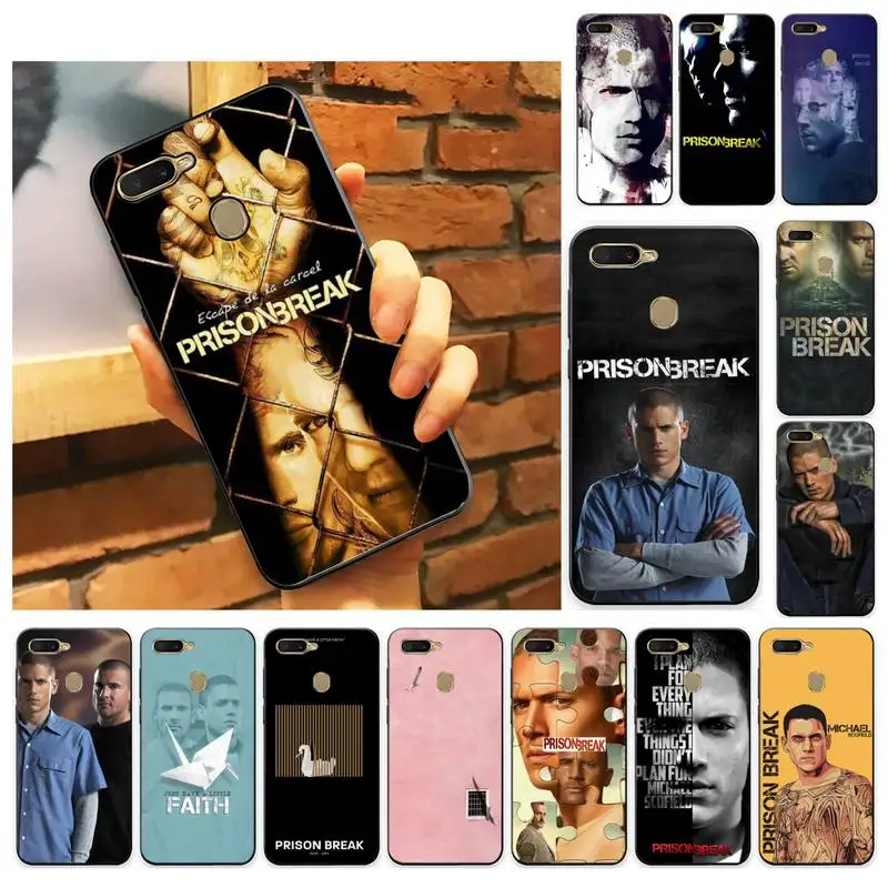 

YNDFCNB Prison Break Phone Case For Oppo A9 Realme C3 6Pro Coque For vivo Y91C Y17 Y19 Back Cover
