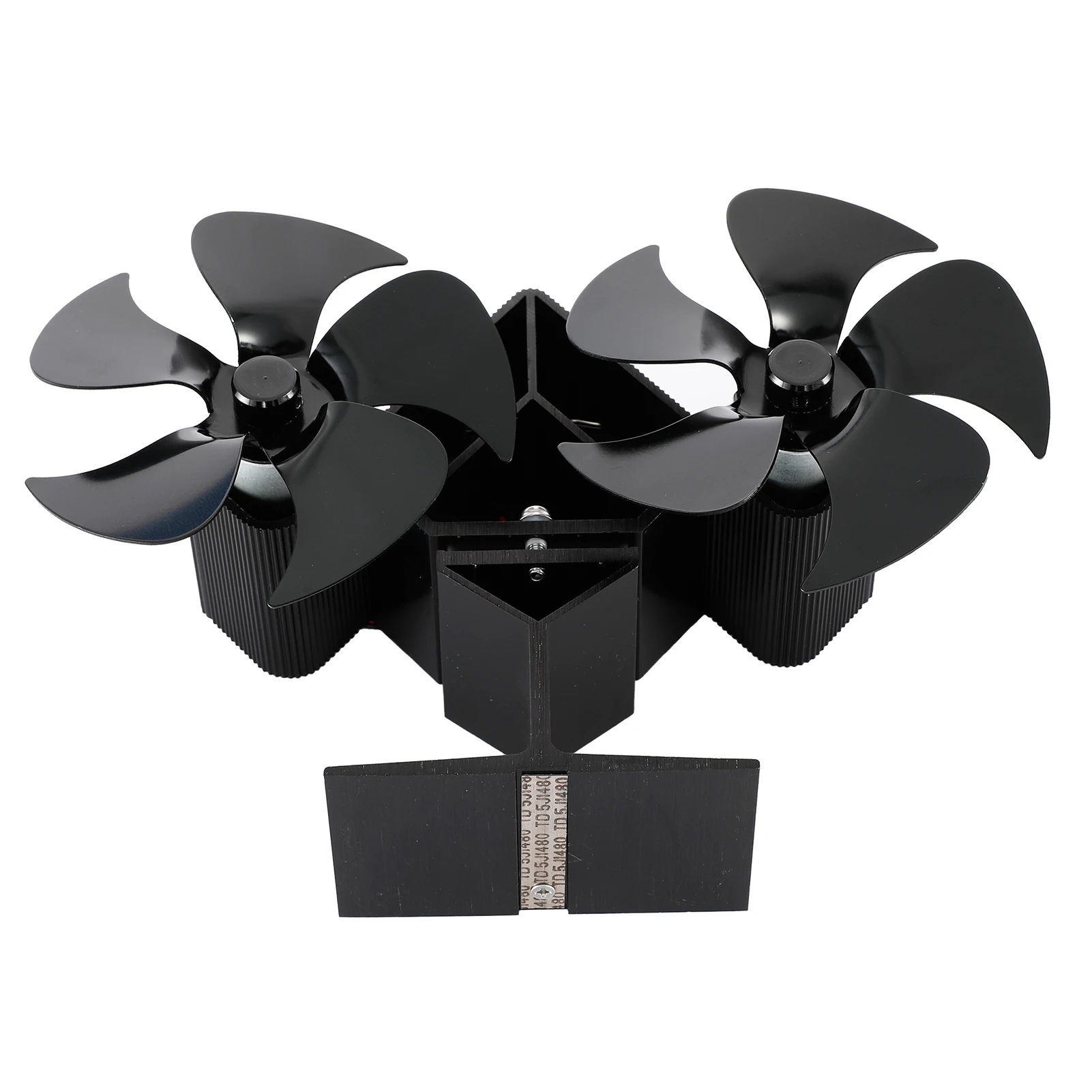 Fireplace fan Double-headed 10 Blades Wood stove fireplace heating Home Fan Efficient Heat Distr | Обустройство дома