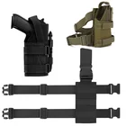 Тактическая мягкая накладка на ногу, напольная кобура, универсальная Нейлоновая накладка на ногу, кобура для пистолета, быстросъемные Охотничьи аксессуары