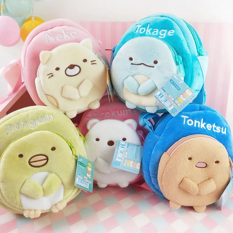 Сумка мессенджер через плечо с изображением аниме San X Corner Bio Sumikko Gurashi Neko Shirokuma Tokage