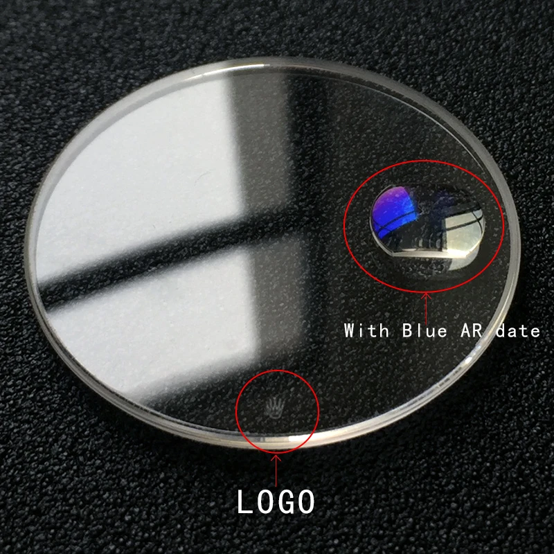 Двойной Купол 30 4 мм сапфировое стекло детали для часов Rolex день-дата с лазерной