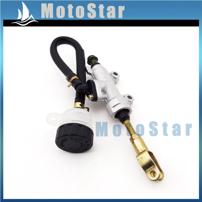 Задний ножной тормоз главный гидравлический цилиндр насос с резервуаром для 50cc 90