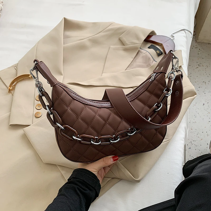 

2021 Autumn And Winter New Ladies Bag Oxford Cloth Female Dumpling Bag Fashion Handbag Lady Shoulder Bag Chain Bag Messenger Bag