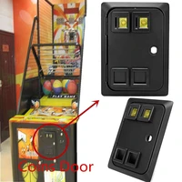 hot arcade or pinball game machine two entry coin door wells gardner style coins door gate with mech coin operated