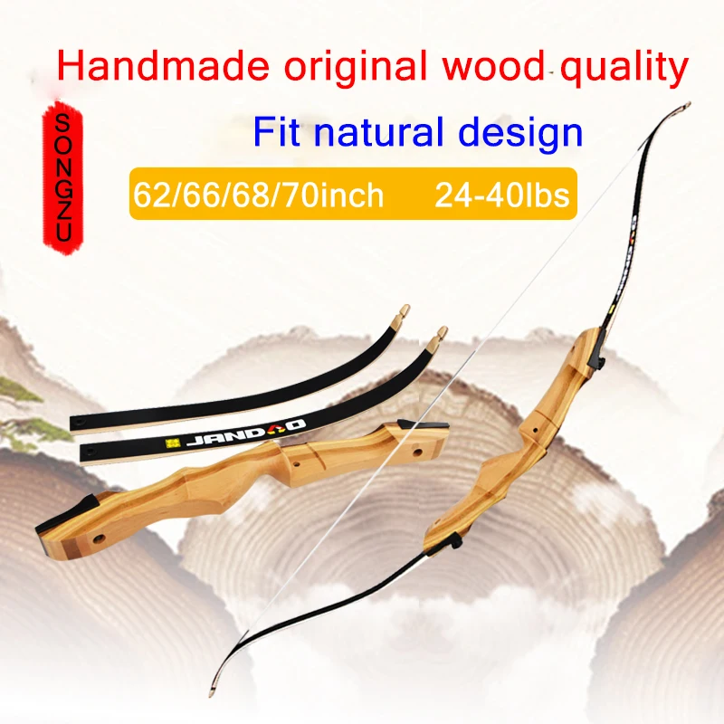 

Рекурсивный лук 24-40 фунтов, 62 дюйма, 66 дюймов, 68 дюймов, 70 дюймов, деревянный лук, Спортивная тренировка, профессиональная стрельба, движение, ...