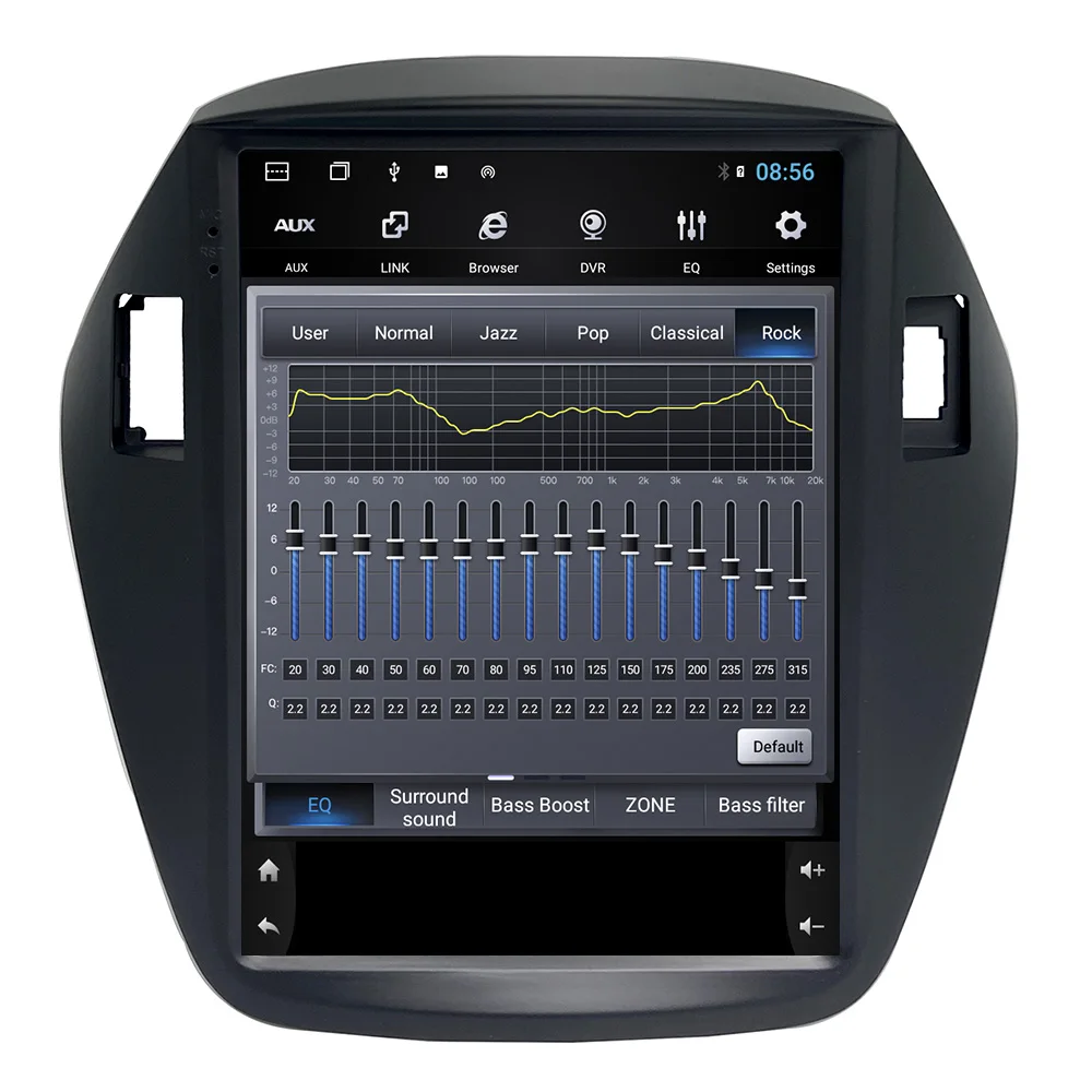 ZOYOSKII Android 10 4 дюймов вертикальный экран автомобильный gps стерео радио bluetooth