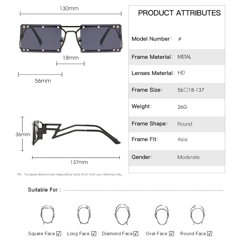 

2021 New Luxury Brand Design Box Trimmed Ladies Sunglasses 502 Irregular Curved Legs Ocean Men's GlassesOculos De Sol UV400