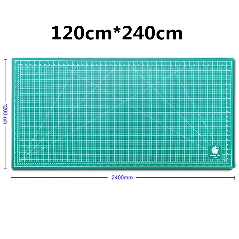 120cm×240cm Double-Sided Self-Healing Plate PVC Cutting Mat Patchwork Pad Artist Manual Sculpture Tool Home Carving Scale Board