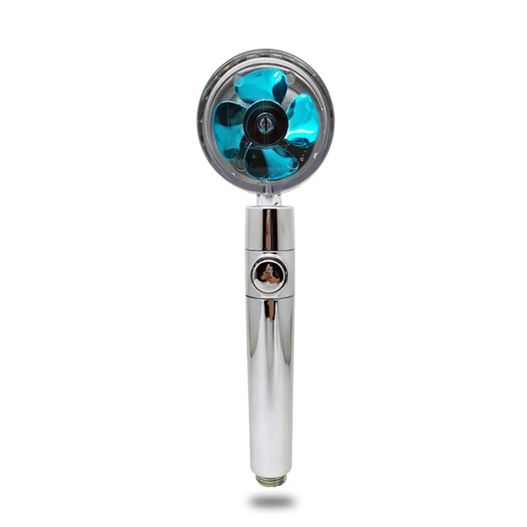 

Turbofan Pressurized Filter Shower Head Household Bathroom Hand-held Single Head Water Saving Spray Shower Head 360 Rotation