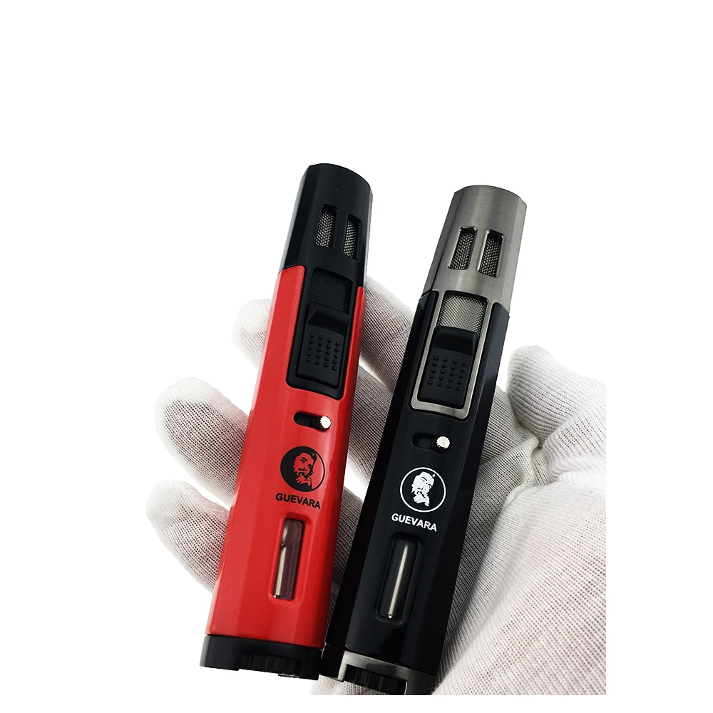 Guevara двойная Струя пламени ветрозащитная сигарета зажигалка 1126 для мужчин