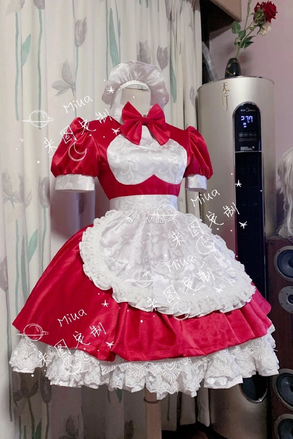 

COS-HoHo [Customized] Anime Demon Slayer:Kimetsu no Yaiba Agatsuma Zenitsu Hashibira Inosuke Kamado Tanjiro Maid Dress Uniform