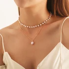 Ожерелье-чокер женское LATS, с жемчугом, 2021