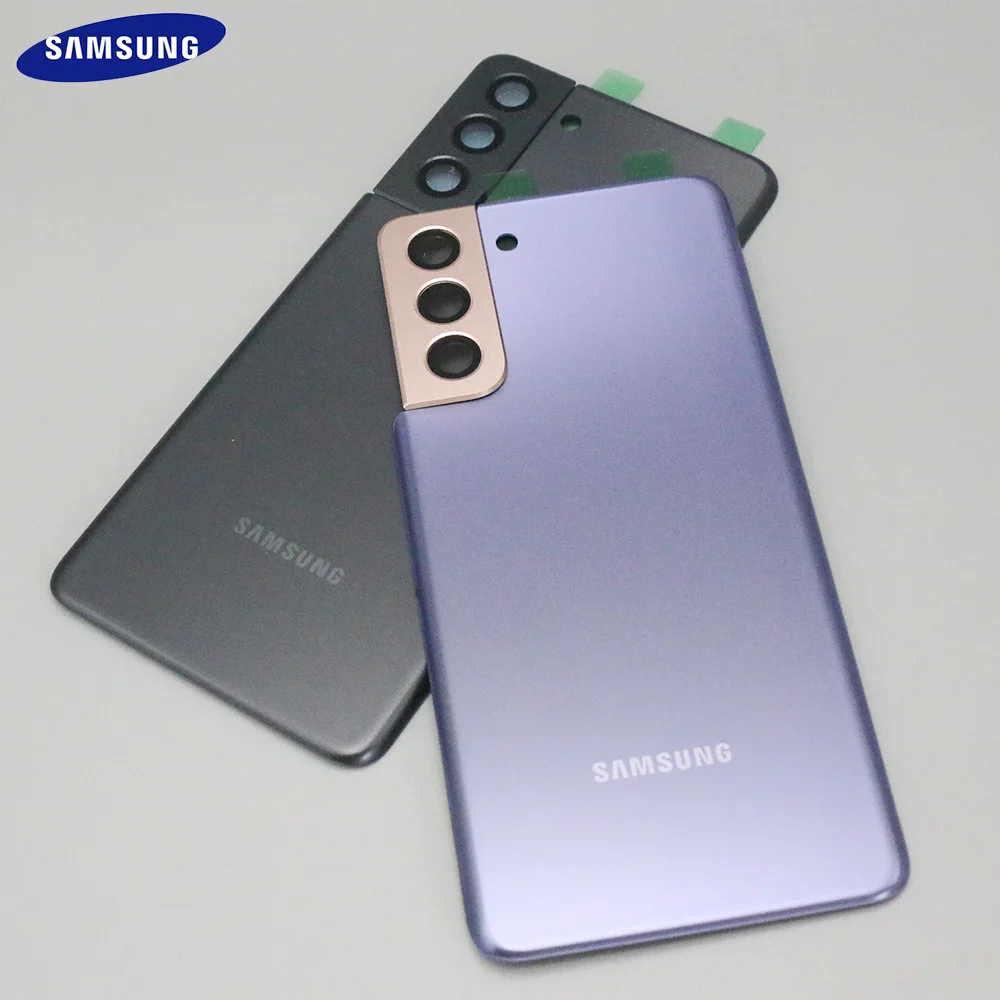 

Original Samsung S21 Back Battery Cover Rear Door Housing Cover Replacement Case For Galaxy S21 SM-G9910 G990 Phone Case