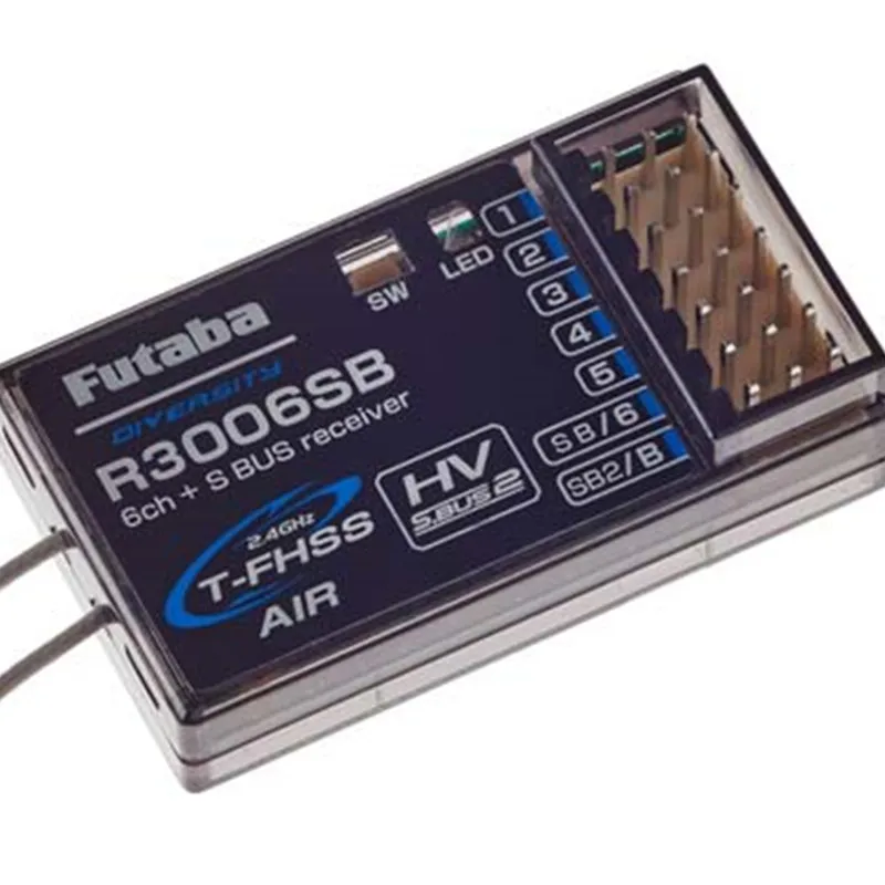

Original Futaba R3006SB S.Bus2 6-Channel T-Fhss Telemetry mirco Receiver for helicopter / Fixed-wing drone rc racing model part