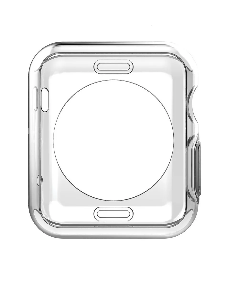 Защитный чехол из мягкого силикона для Apple Watch 40 мм 44 мм iWatch серии 1 2 3 4 42 мм 38 мм