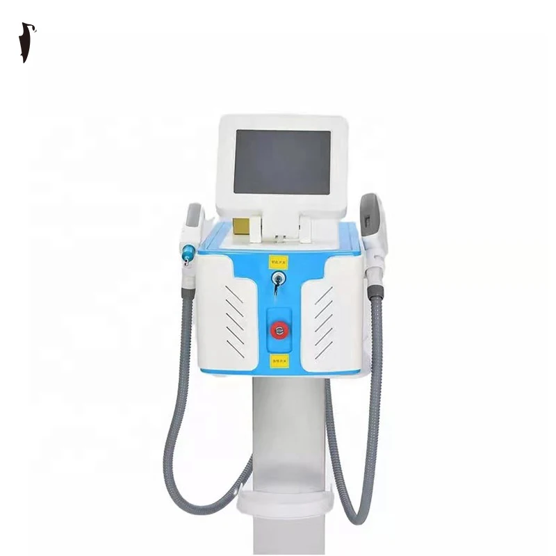 

2 in 1 IPL Shr /OPT Hair and Tattoo Removal +Q-switched ND Yag Black Face Doll Beauty Laser Skin Rejuvenation Beauty Machine
