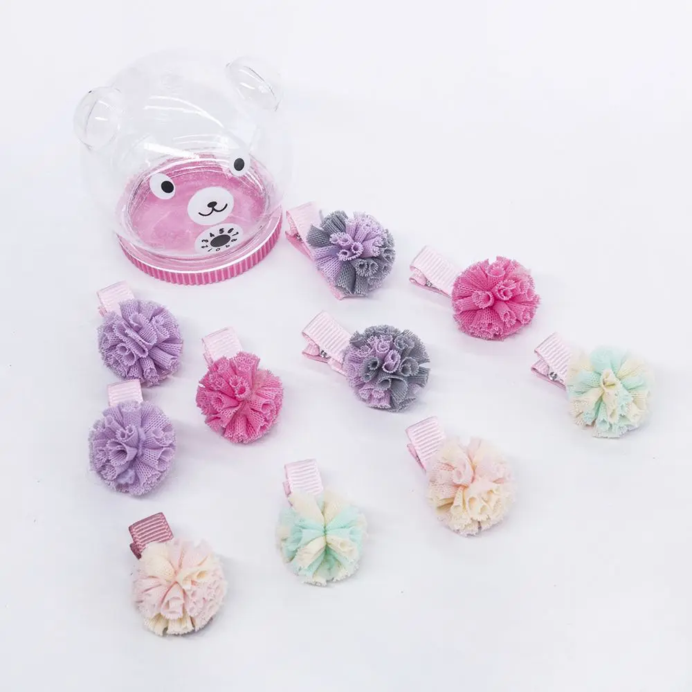 10 шт./компл. заколки для волос принцессы девочек детские блестящие с