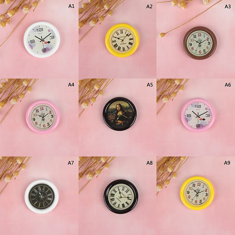 1:12 настенные часы игровой Кукольный дом миниатюрный домашний декор аксессуары