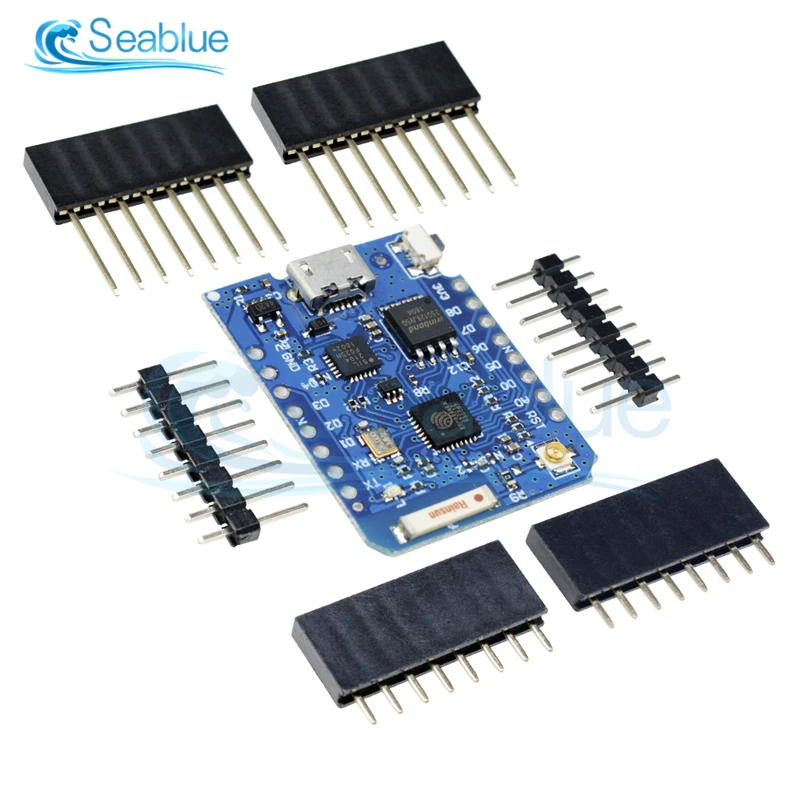 WEMOS D1 Mini Pro 16 М байт Разъем для внешней антенны NodeMCU на базе ESP8266 CP2104 WIFI Макетная