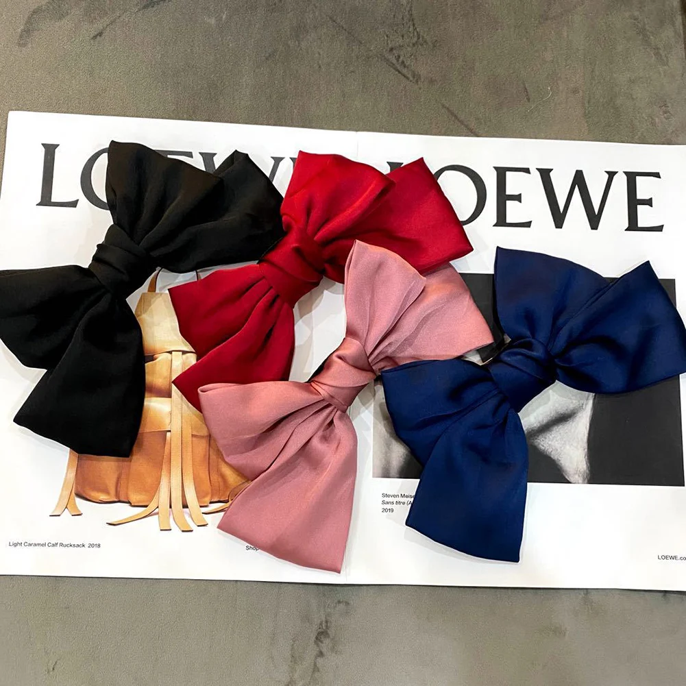 

Hair Clip Headwear Clamp Bowknot Decoration Accessories Gift for Women Girl Baby B99
