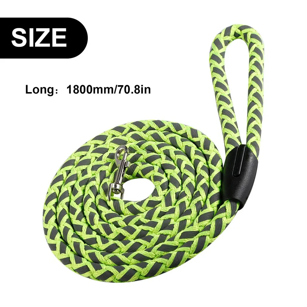 

OUTAD Dog Leash Soft & Thick Dual Handle Ergonomic Design Comfortable Easy to Hold Premium Strength for Most Dogs Breeds