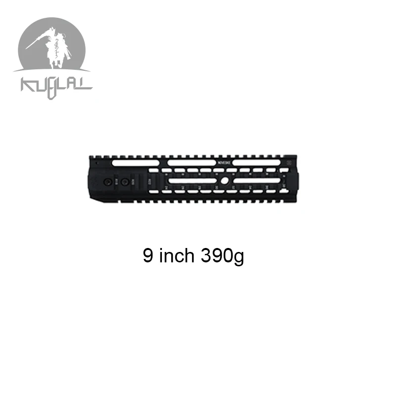 9 inch Black Охотничьи аксессуары Пикатинни 4''7''9''12'' Тактический страйкбольный гелевый бластер поручень рельсовая система - Цвет: 9 inch Black