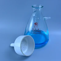 250ml suction flask80mm buchner funnelfiltration buchner funnel kitwith heavy wall glass flasklaboratory chemistry