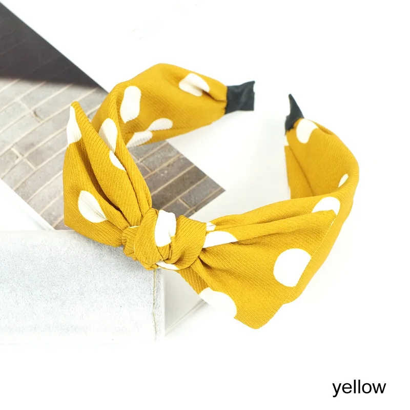 

Q Hair Band Hair Accessories Hair Hoop Headwear 1Pcs Cloth Girls VintageHairbands Cross Bow Head Jewelry