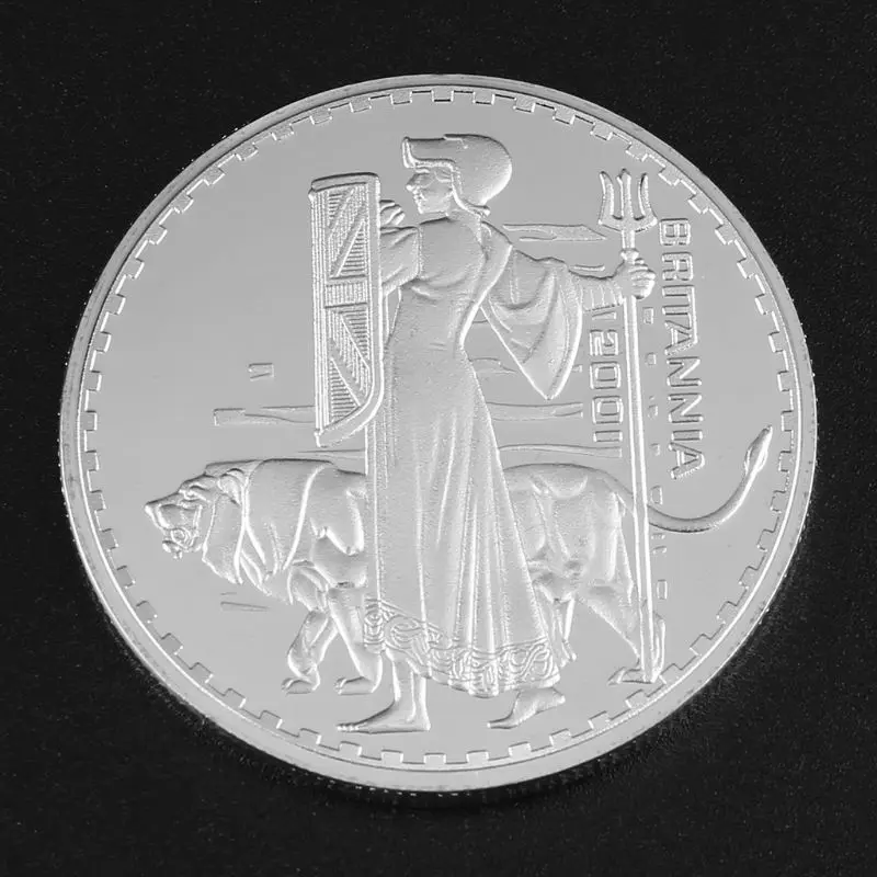 Британская богиня и Лев Памятная коллекция монет подарок сувенир художественный