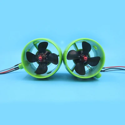 1pair Thruster ROV 12-24V бесщеточный двигатель Подводное Подруливающее устройство с 30A/50A ESC 60 мм пропеллером CW CCW для RC рыболовной приманки Запчасти для лодки - Цвет: 1pair Thruster