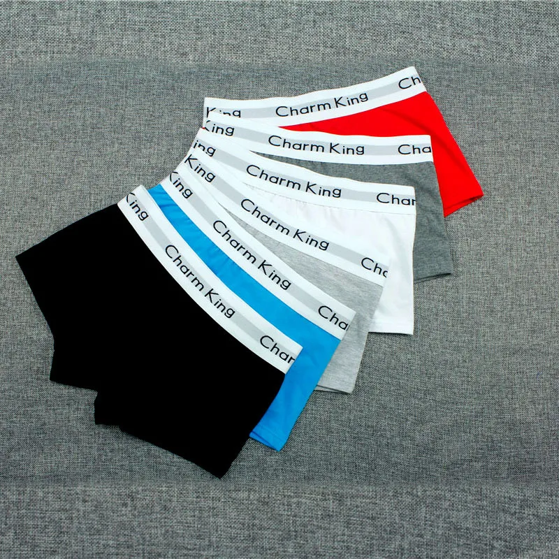 

6 pieces of women's men's shorts, underwear, fashion underwear, come out fitness underwear, hot underwear, soft and breathable