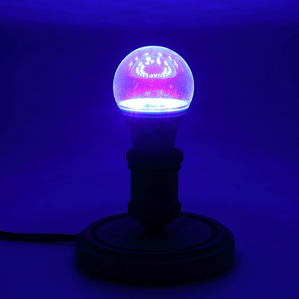 Ультрафиолетовая стерилизационная лампа E27 UVC 36 светодиодов бактерицидная для