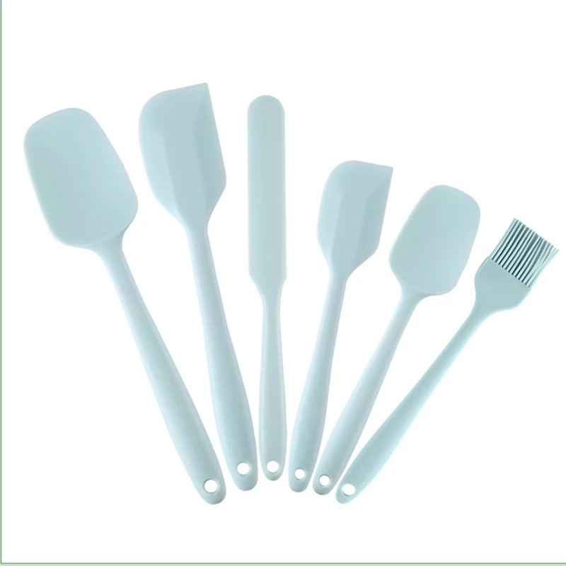 6 Piece Silicone Spatula Set Non-Stick Heat-Resistant Spatulas Turner For Cooking Baking Mixing Tools 2021 | Дом и сад