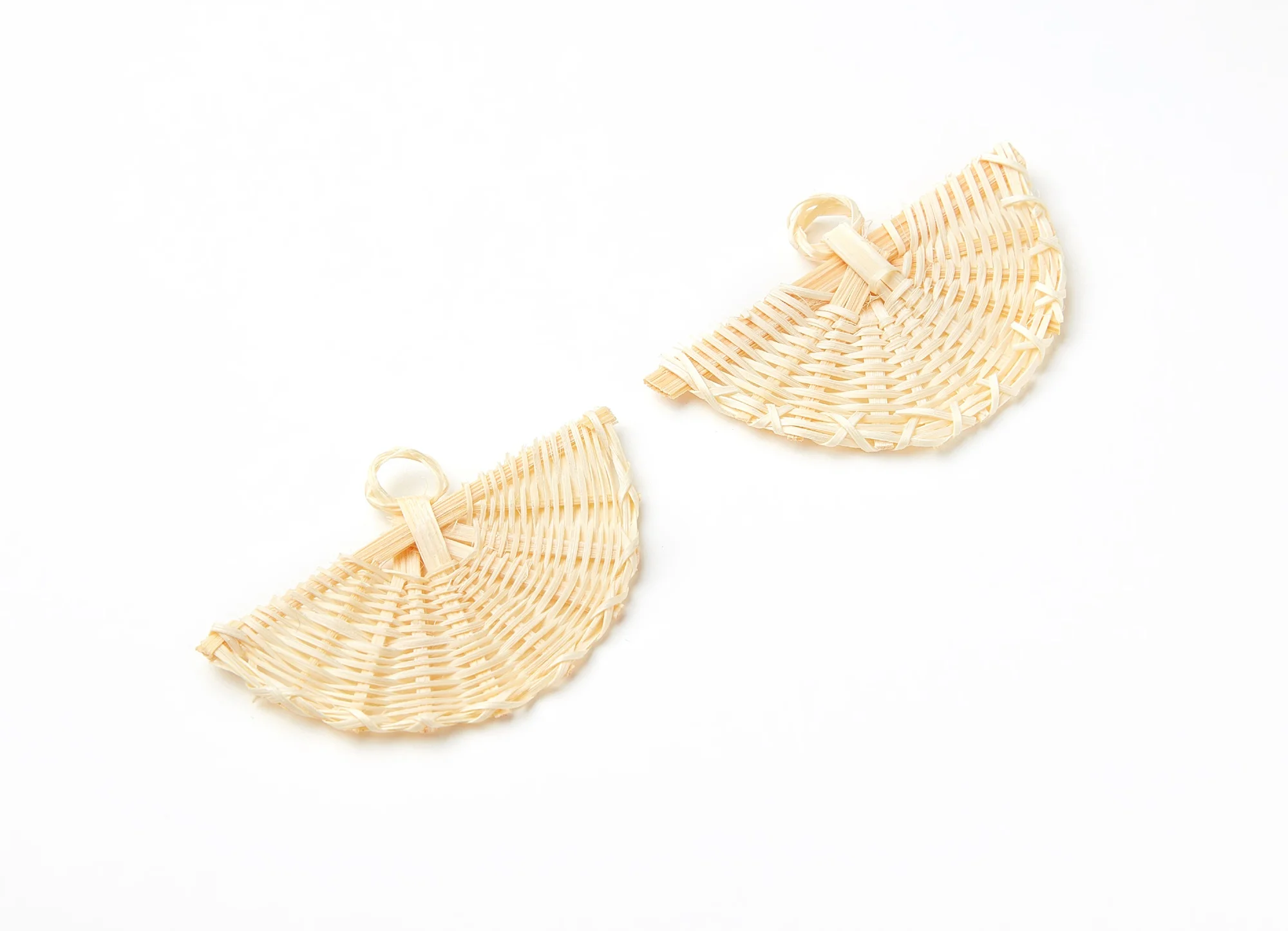 Подвески из ротанга ручной работы подвеска забавной формы деревянные соломенные