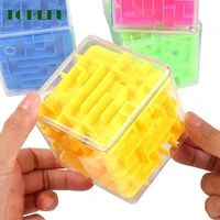 montessori puzzle 3d maze cubo magico transparent six sided speed magic cubes rolling ball sports game toys for children adults