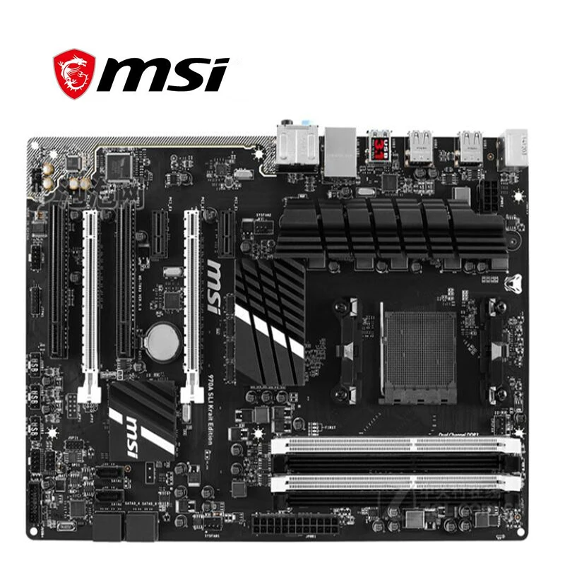 Материнская плата для ПК MSI 970A SLI kсокращения Edition USB3.0 SATA III AM3 + DDR3 AMD 970 б/у