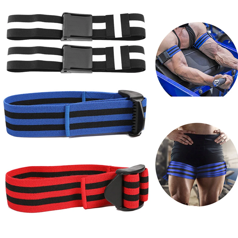 

2Pcs BFR Blood Flow Restriction Bands Occlusion Training Bands for Women Glutes Hip Building Sports Gym Equipment Accessories