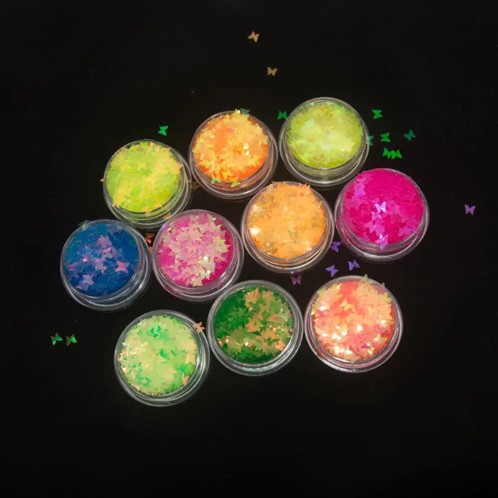 

500 г ультратонкие Блестящие бабочки водостойкие Блестки для рукоделия «сделай сам» Скрапбукинг 3D украшения для ногтей конфетти