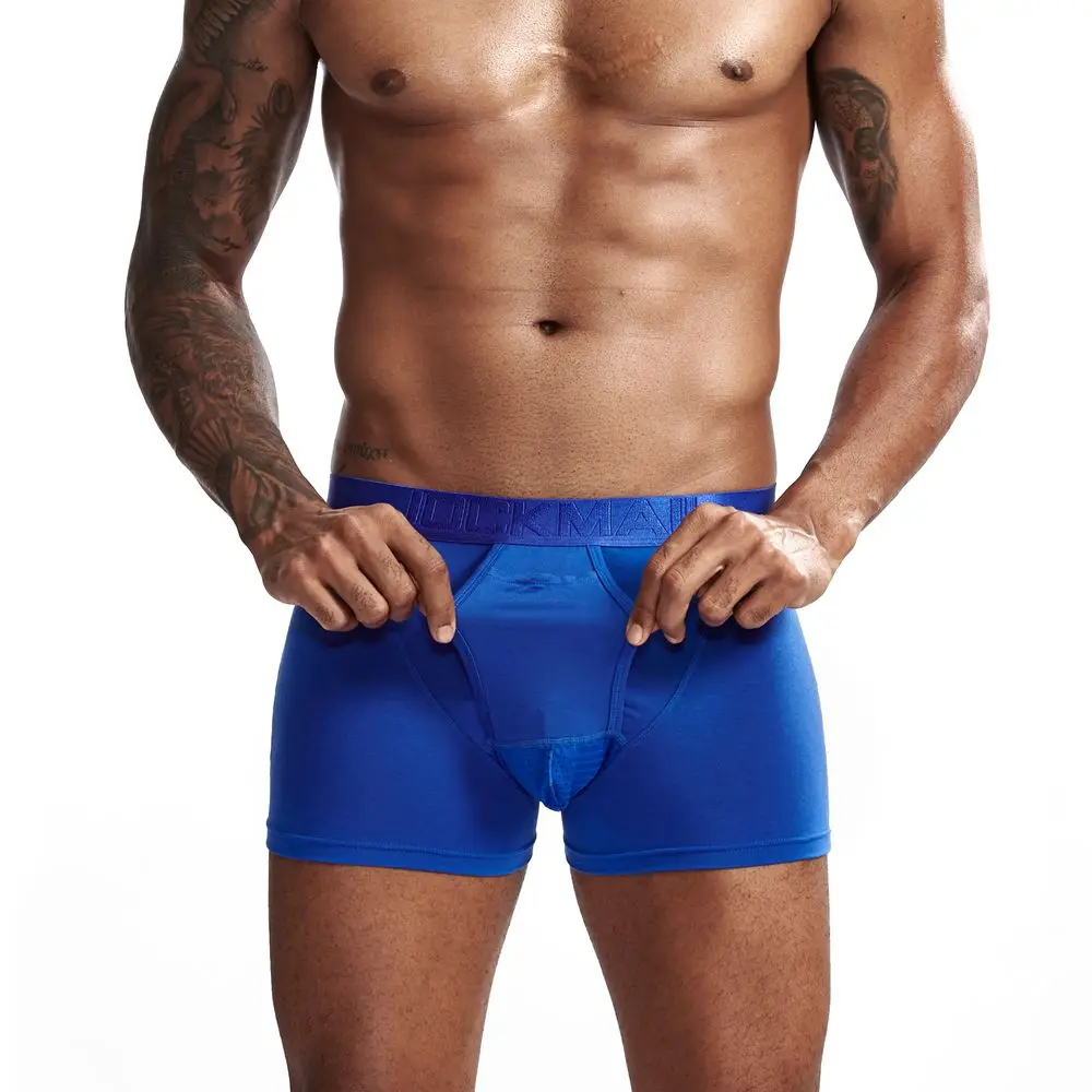 JOCKMAIL модал Мужское нижнее белье боксершортики сетка Мошонка уход капсула функция молодежное здоровье сеульская выпуклая разделительная пестрые трусы